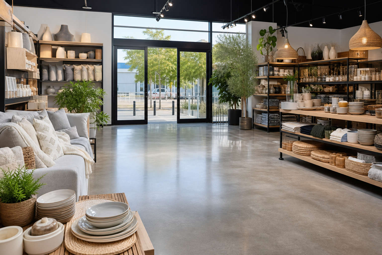 Retail showroom commercial cleaning in South East Queensland