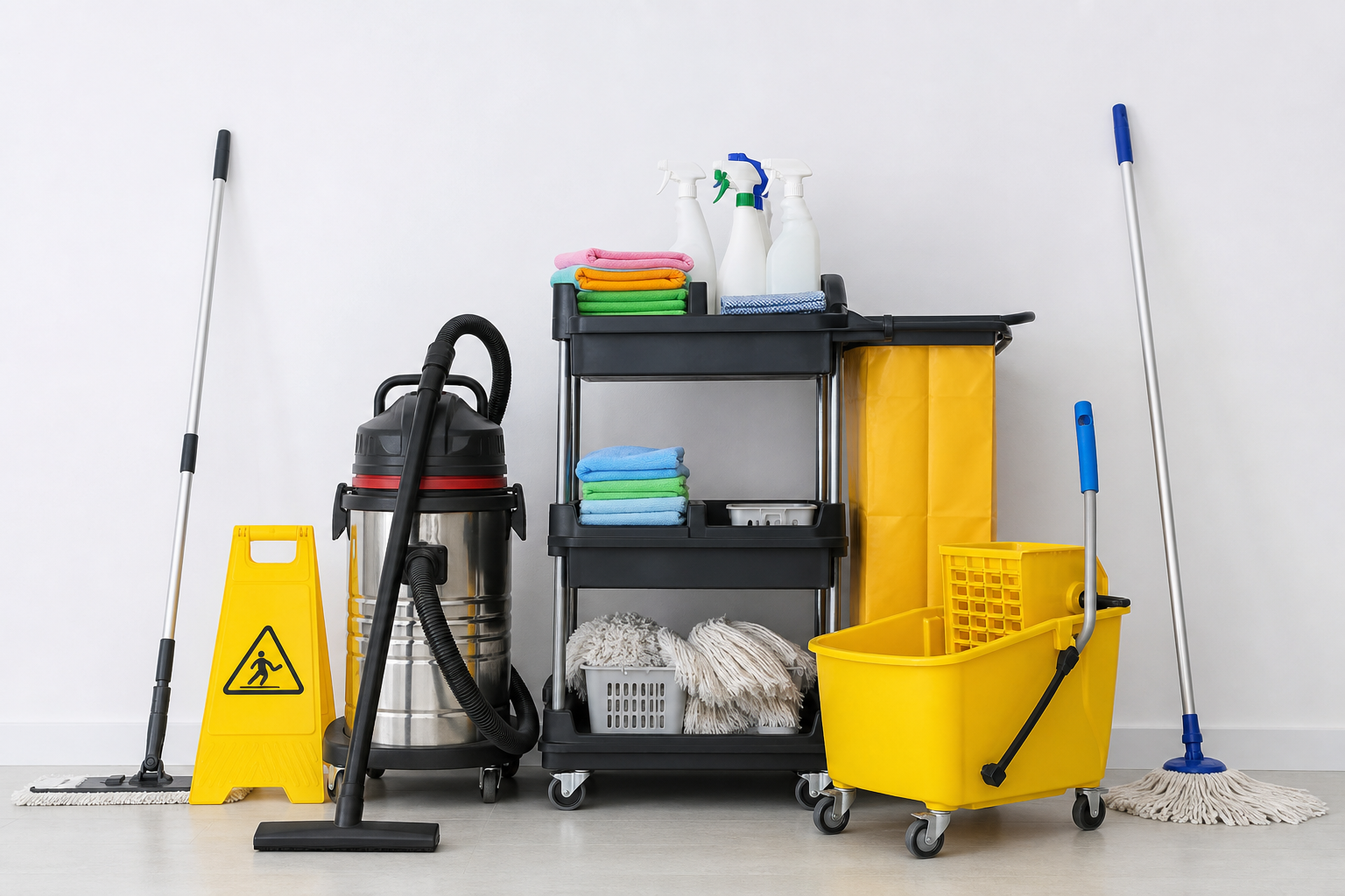 Professional cleaning equipment used by Summer Palace Queensland