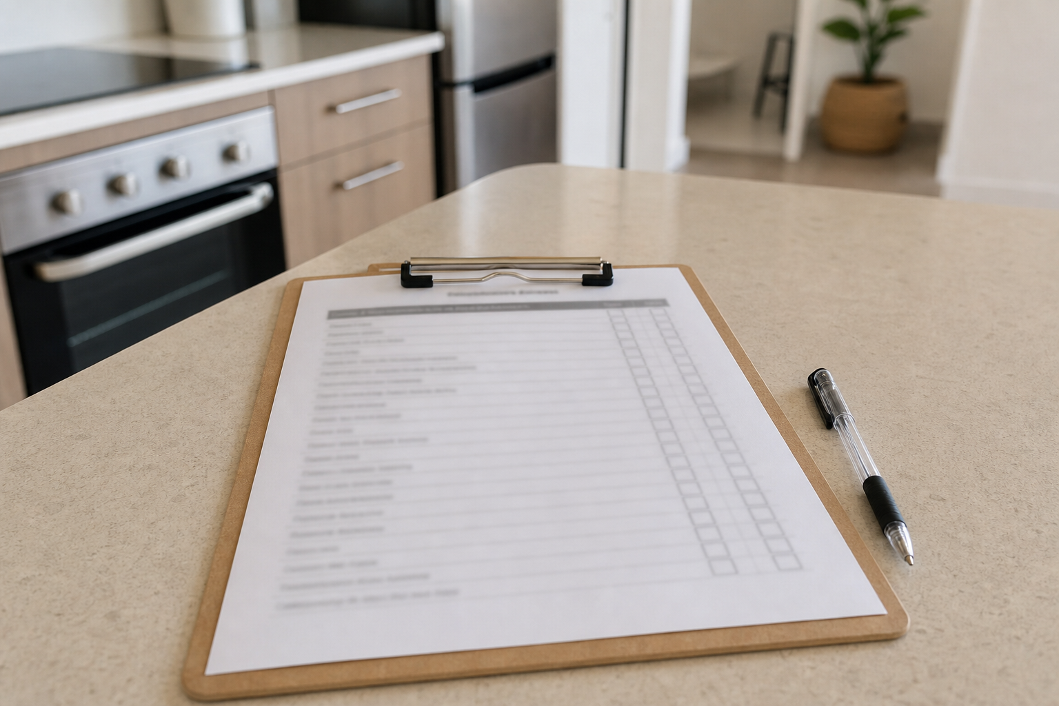 Documented short-stay turnover checklist for Queensland Airbnb properties