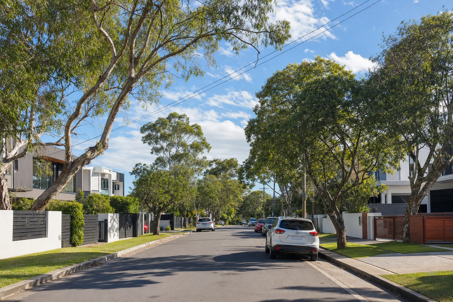 Southern Brisbane corridor suburbs served from Mansfield